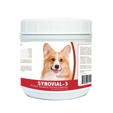 Healthy Breeds Healthy Breeds 840235113249 Pembroke Welsh Corgi Synovial-3 Joint Health Formulation - 120 Count 840235113249